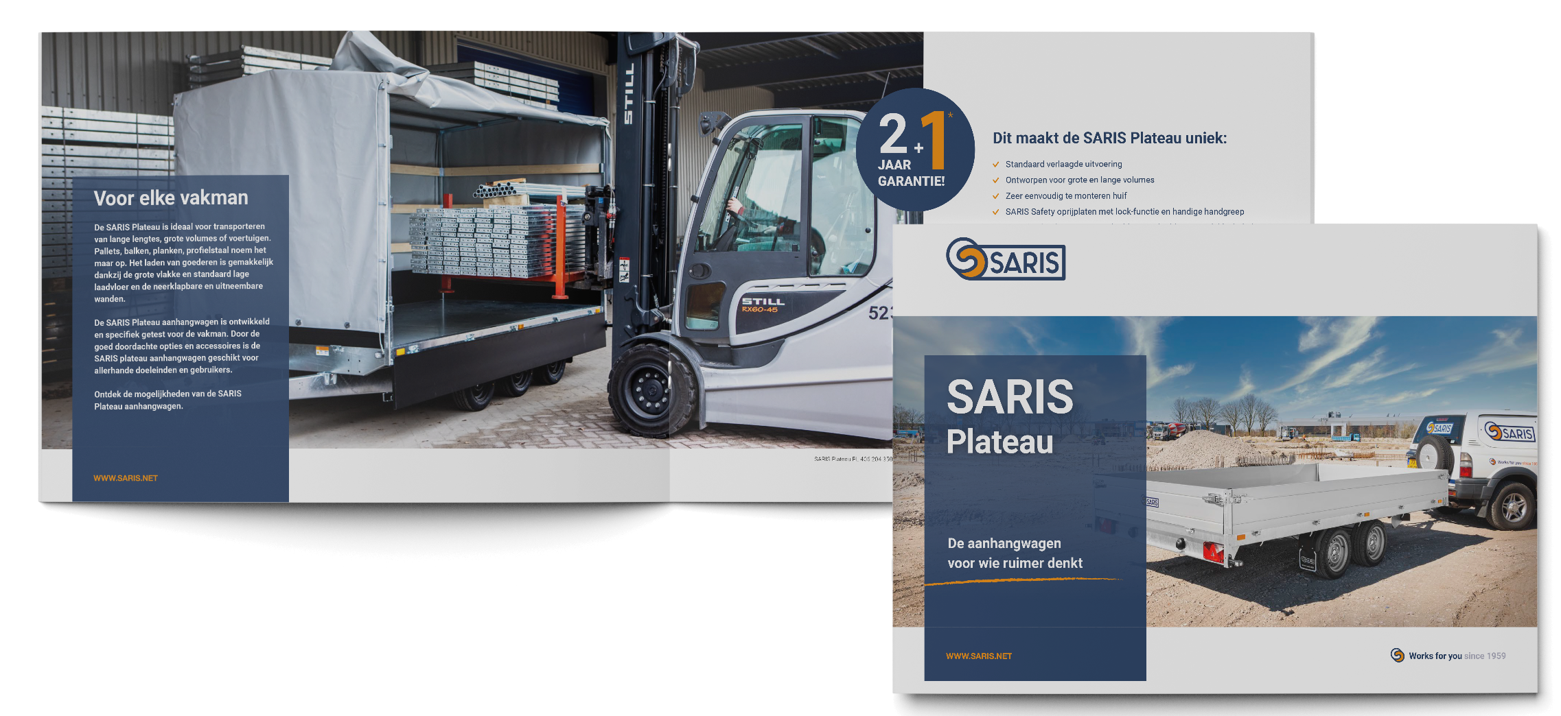 Brochure Plateauwagen | SARIS